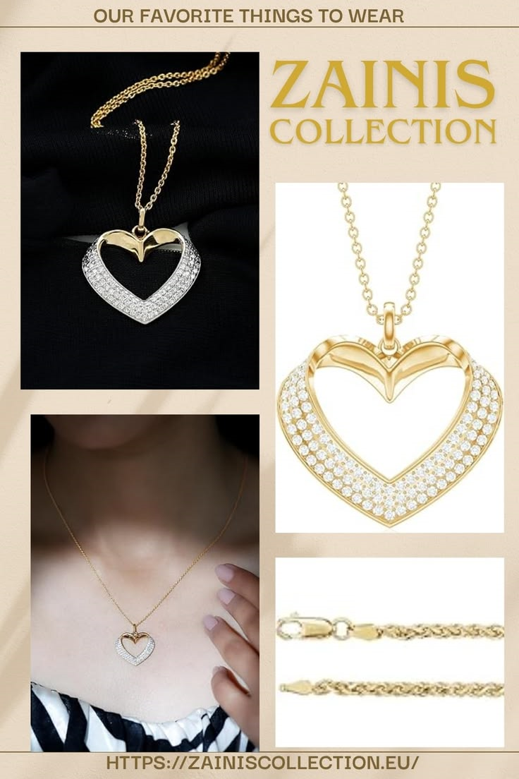 Certified Lab Grown Diamond Heart Necklace With Chain, Ef-Vs Quality, Pave Diamond Heart Locket - Ready To Gift