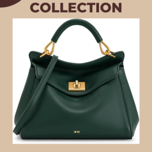 JW PEI Women's Lucia Classic Top Handle Handbag in vegan leather — structured purse for women