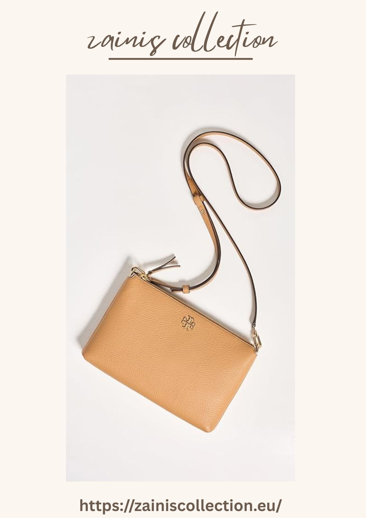 Tory Burch Mercer pebbled leather wallet crossbody bag for women in multiple colors