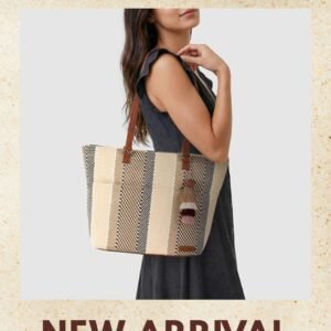 Sakroots Metro large tote bag with zipper closure and dual shoulder straps for everyday use and travel