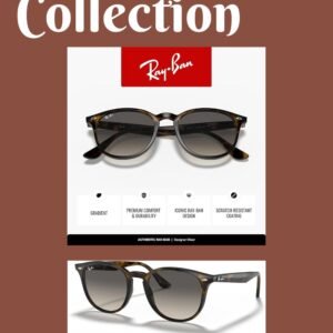 Ray-Ban RB4259 Round Sunglasses for Men for Women