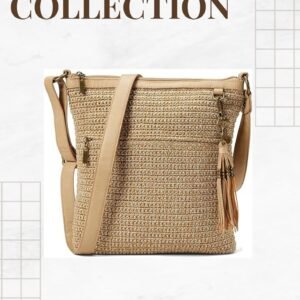 The Sak Lucia crochet crossbody bag convertible purse with adjustable shoulder strap for women