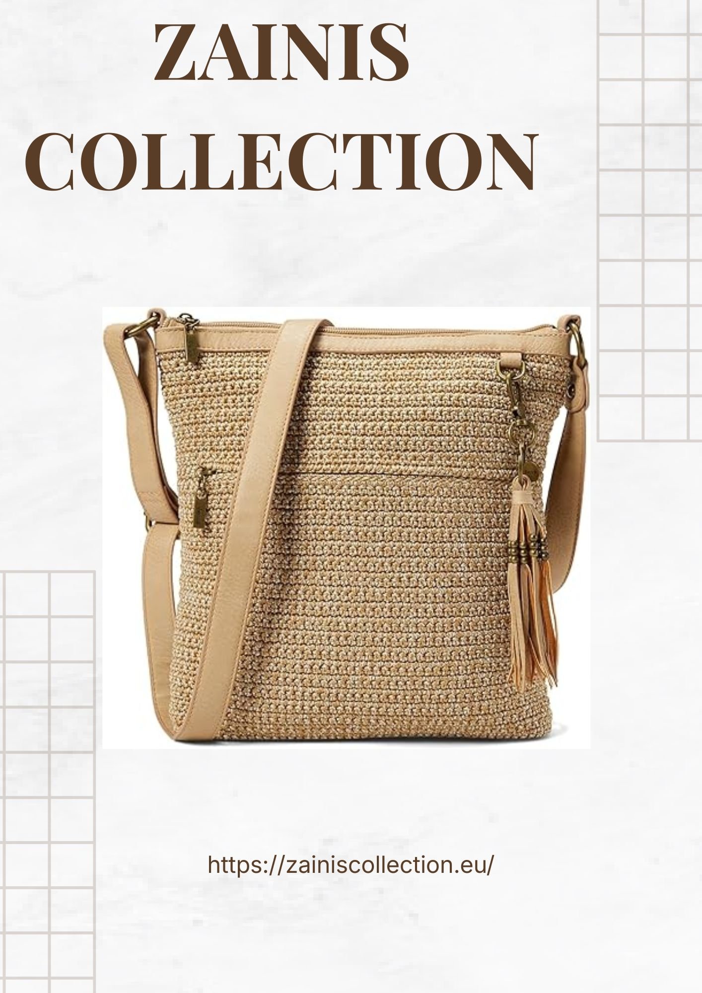 The Sak Lucia crochet crossbody bag convertible purse with adjustable shoulder strap for women